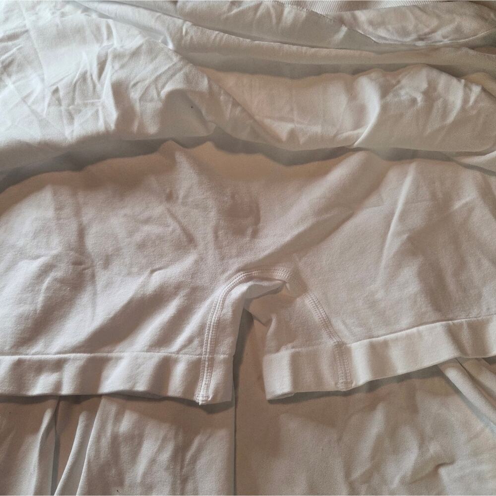OQQ White Tennis Skort XL High Waist Athletic Golf Pickleball Stretch NWOT - Picture 6 of 7